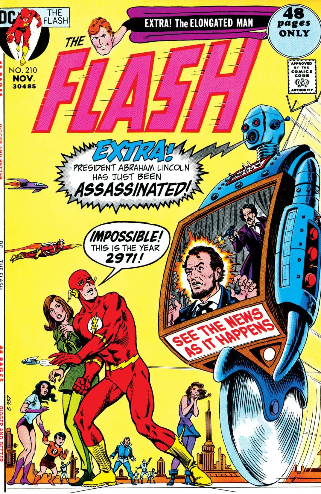 The Flash #210 cover