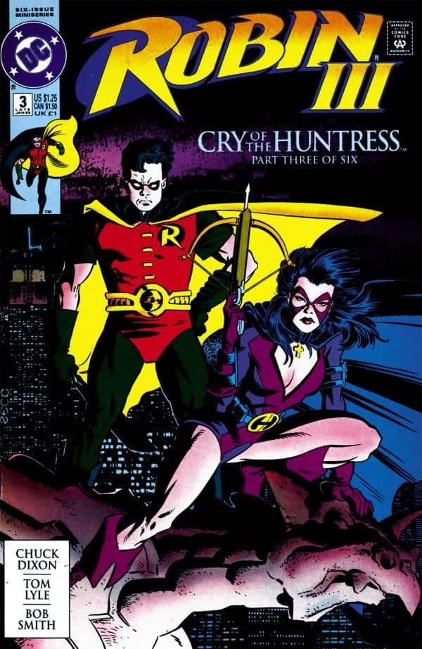 Robin III: Cry of the Huntress #3 cover