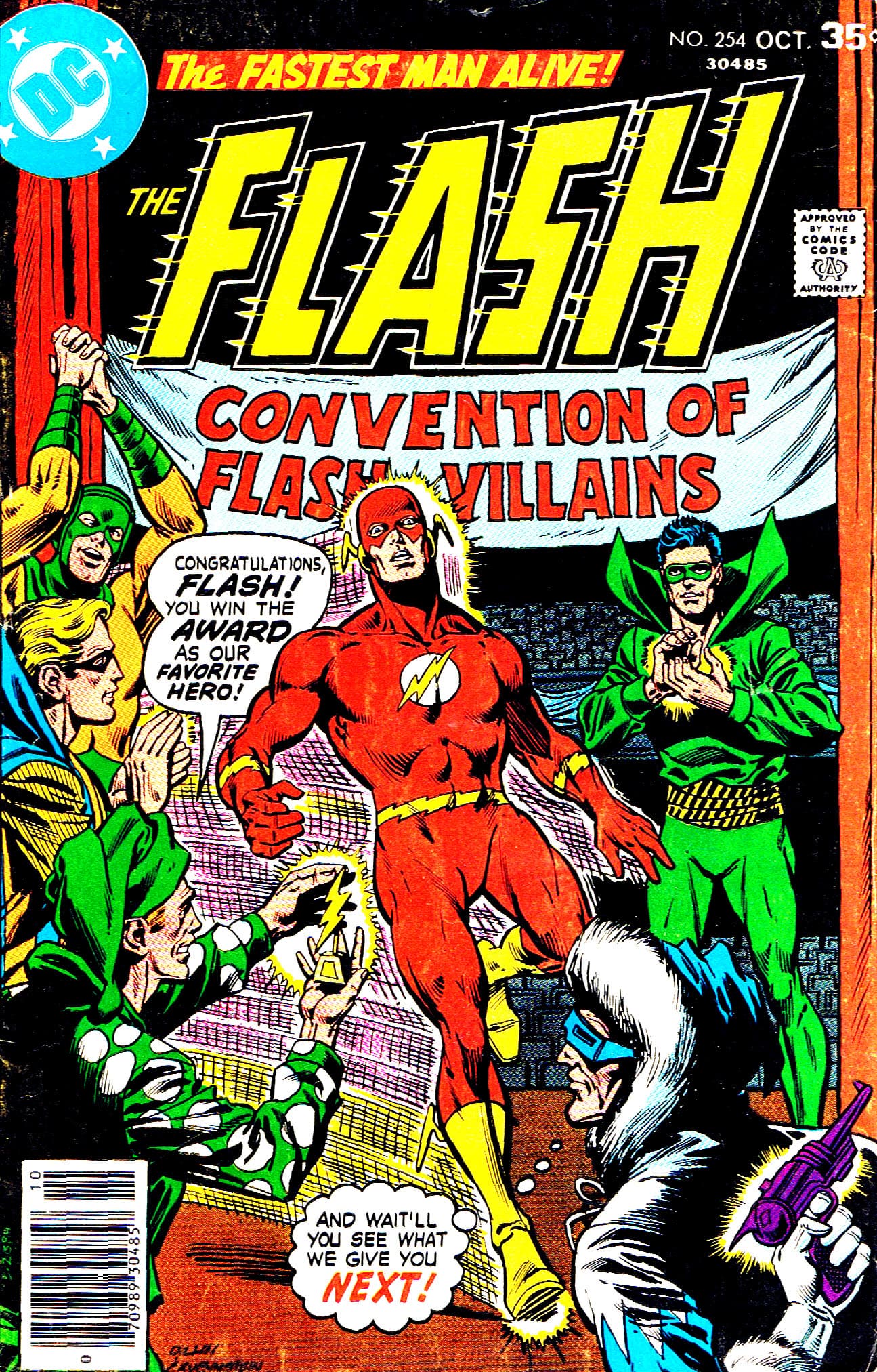 The Flash #254 cover