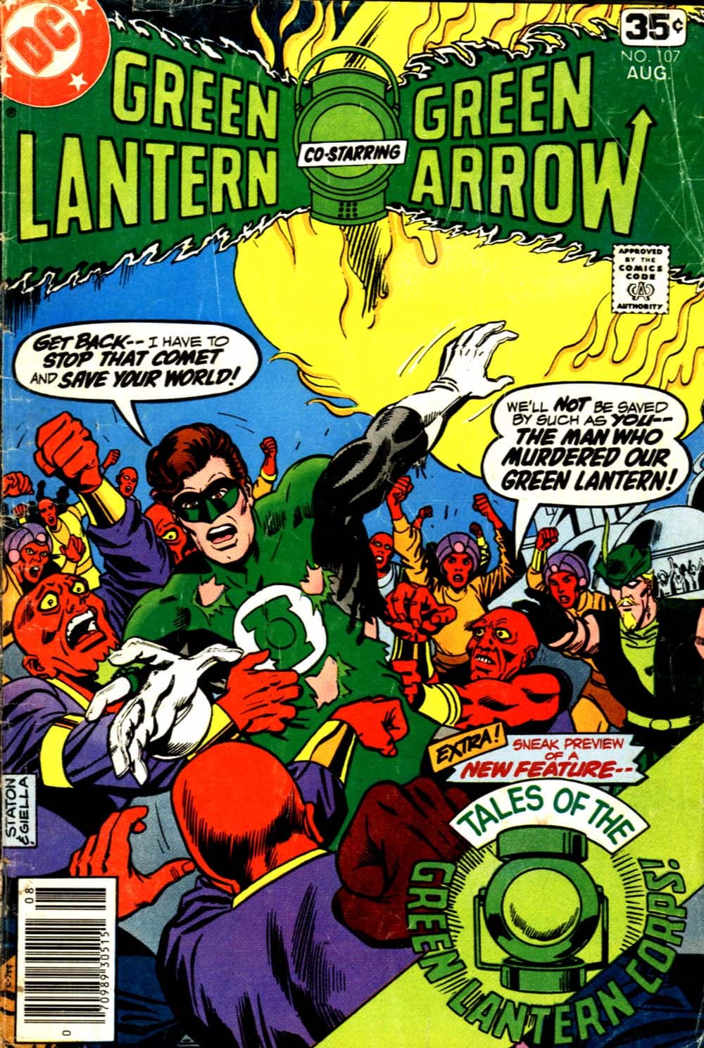 Green Lantern #107 cover