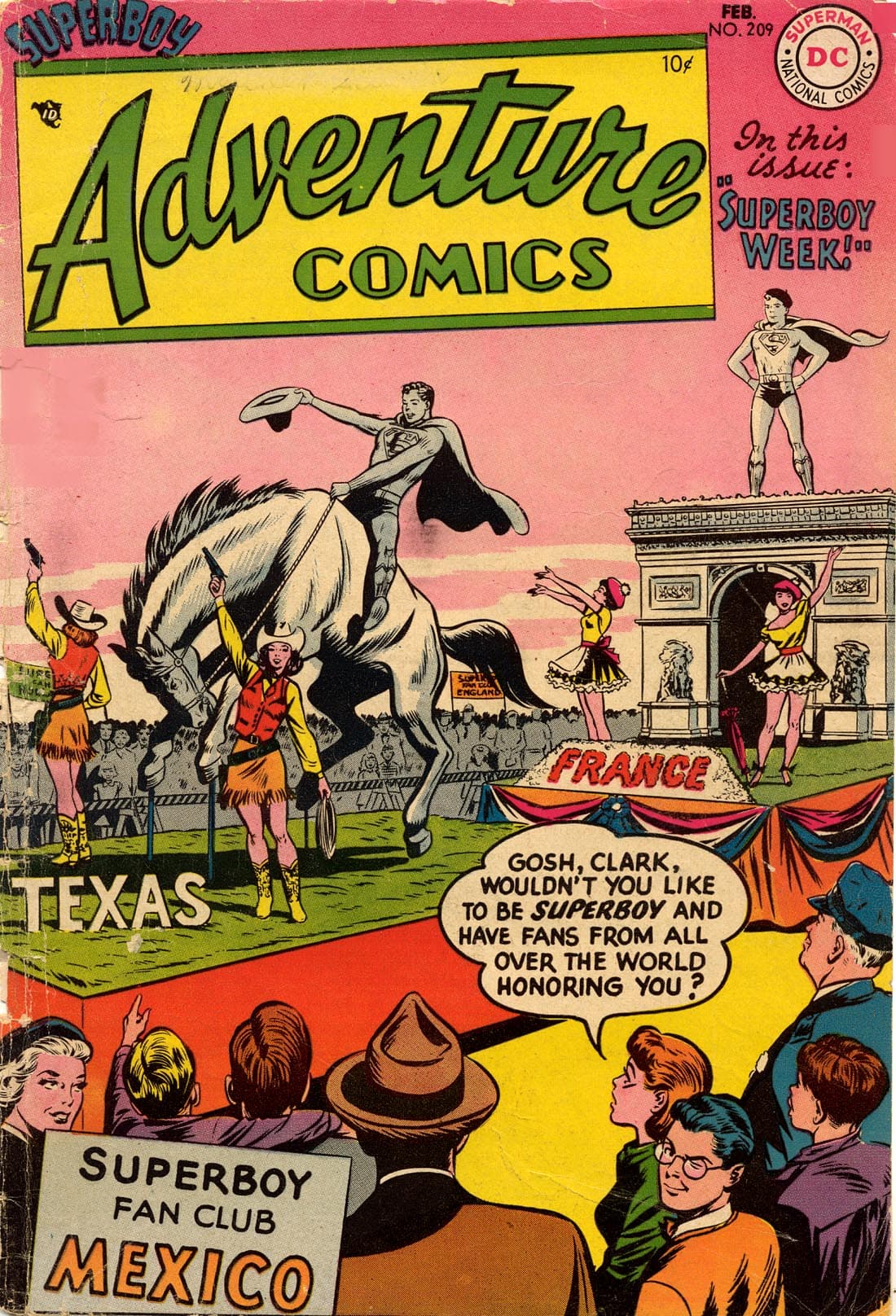 Adventure Comics #209 cover