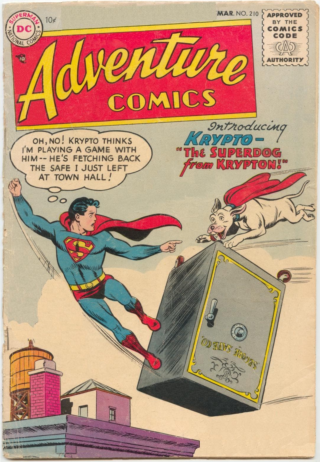 Adventure Comics #210 cover