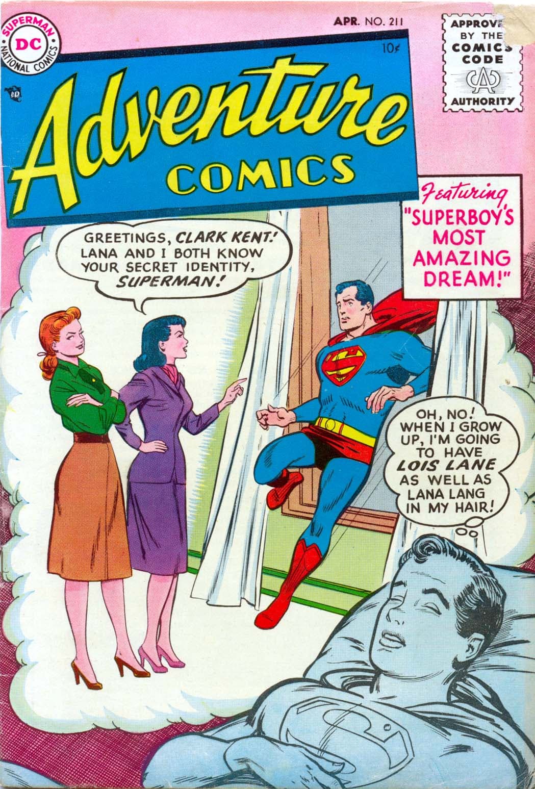 Adventure Comics #211 cover