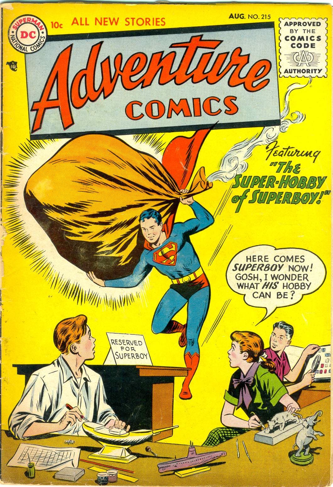 Adventure Comics #215 cover