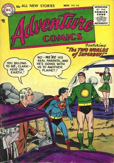 Adventure Comics #218 cover