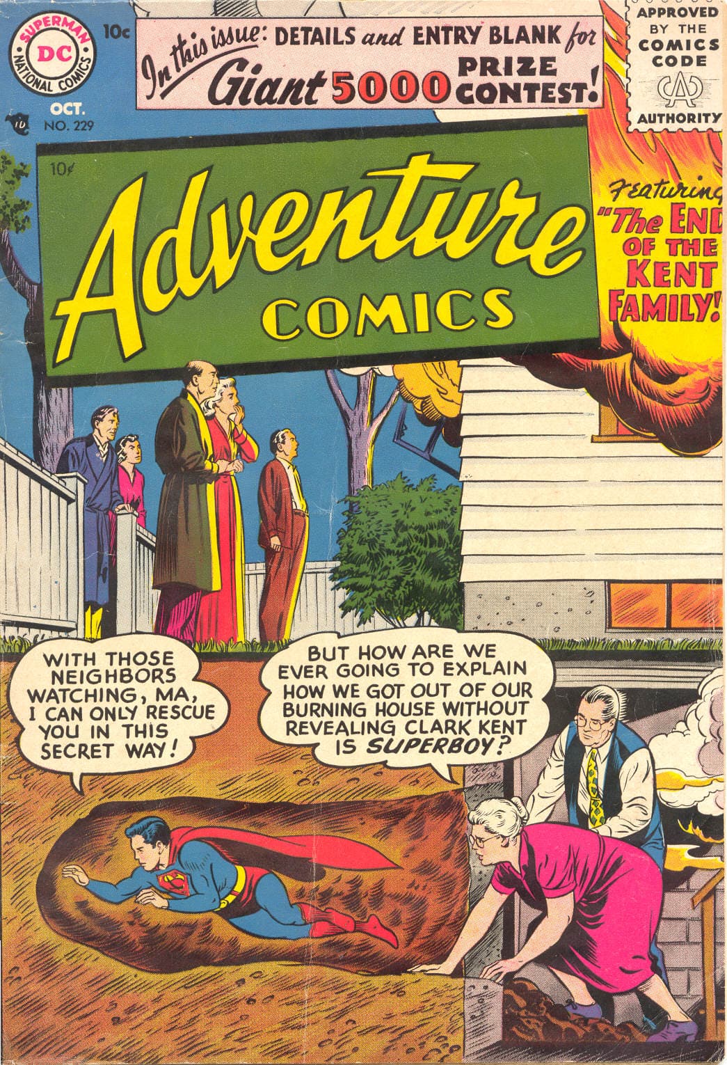 Adventure Comics #229 cover