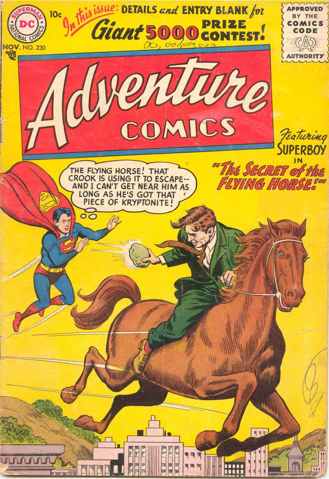 Adventure Comics #230 cover