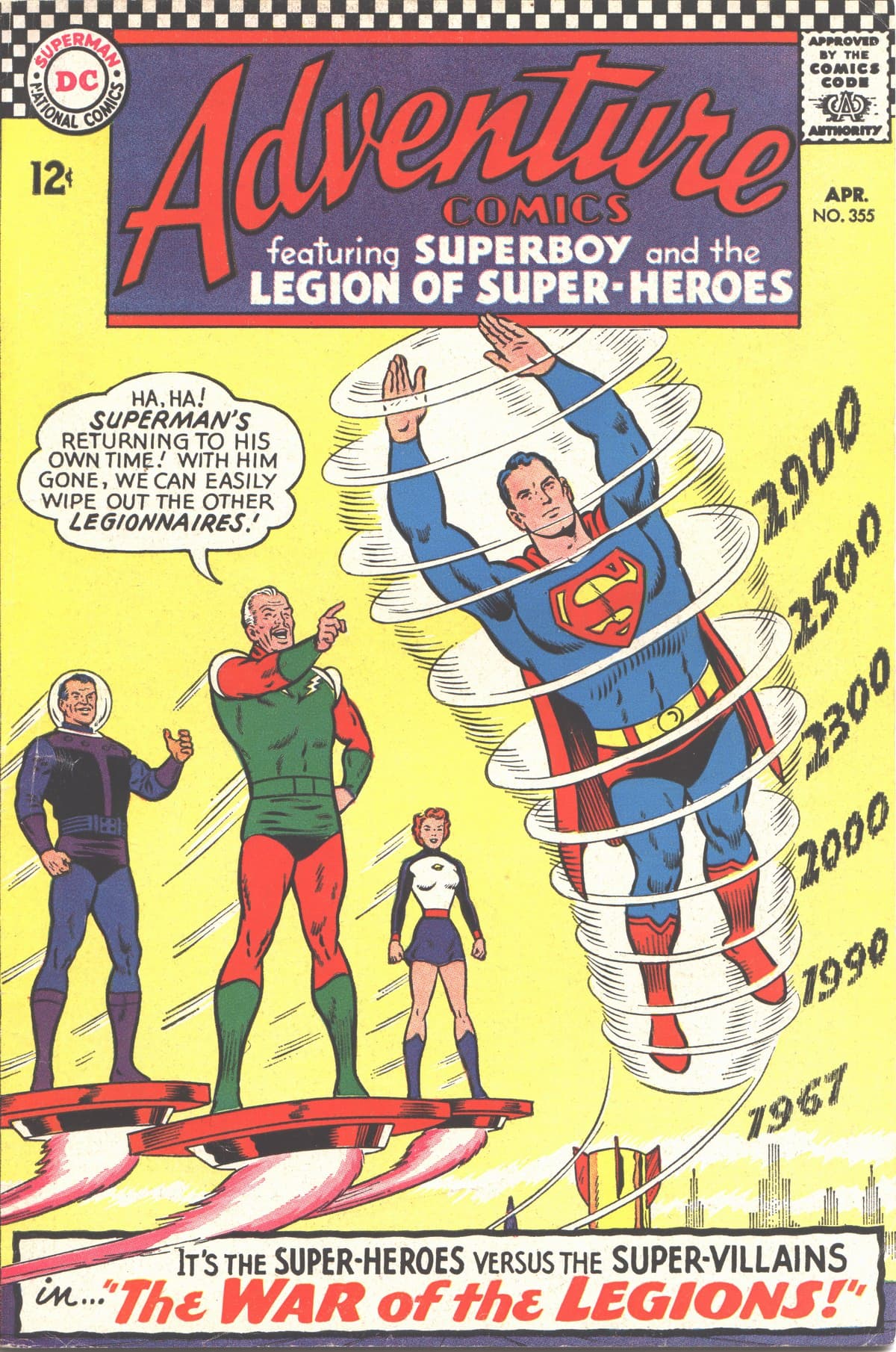 Adventure Comics #355 cover
