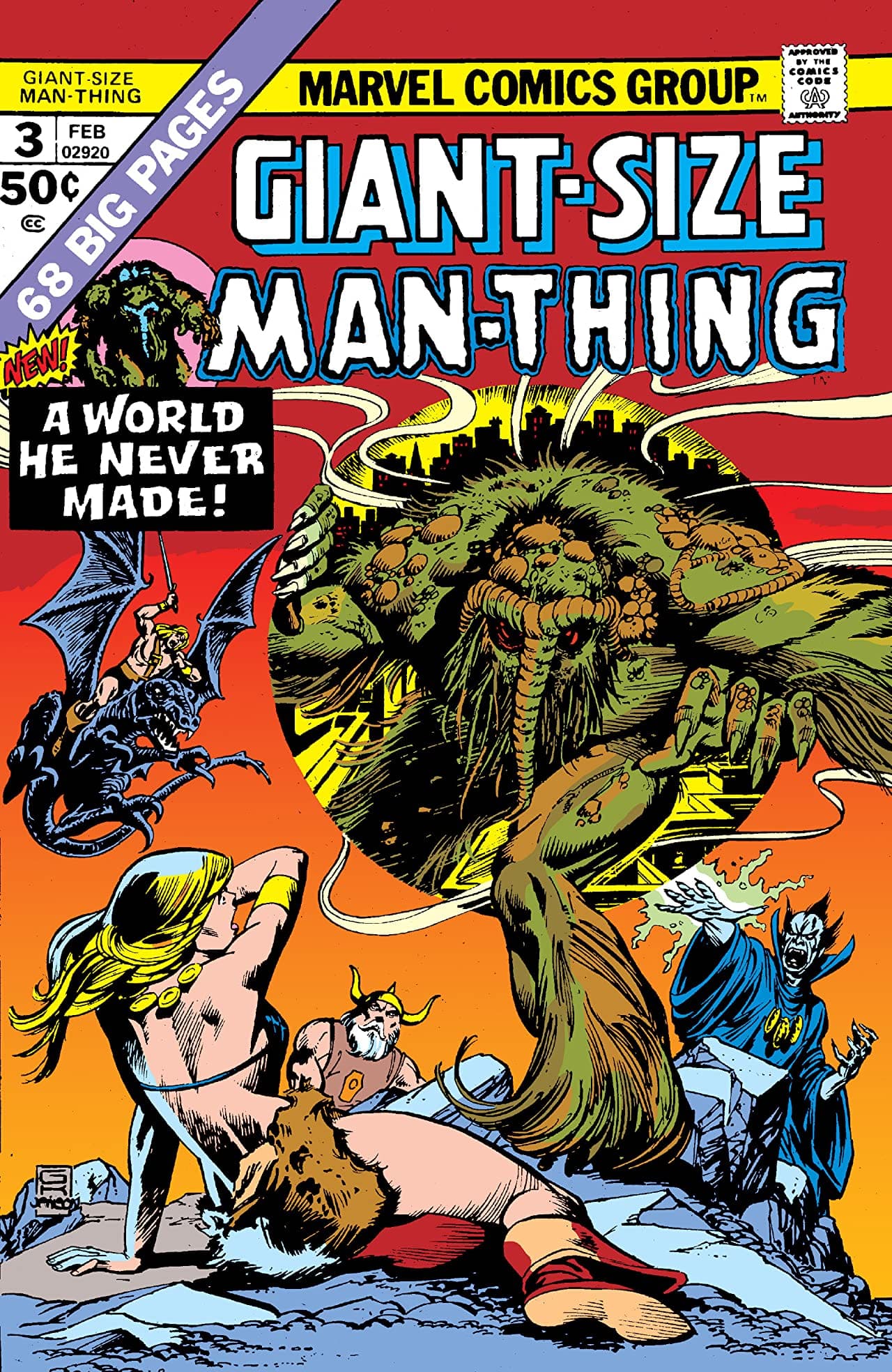 Giant-Size Man-Thing #3 cover