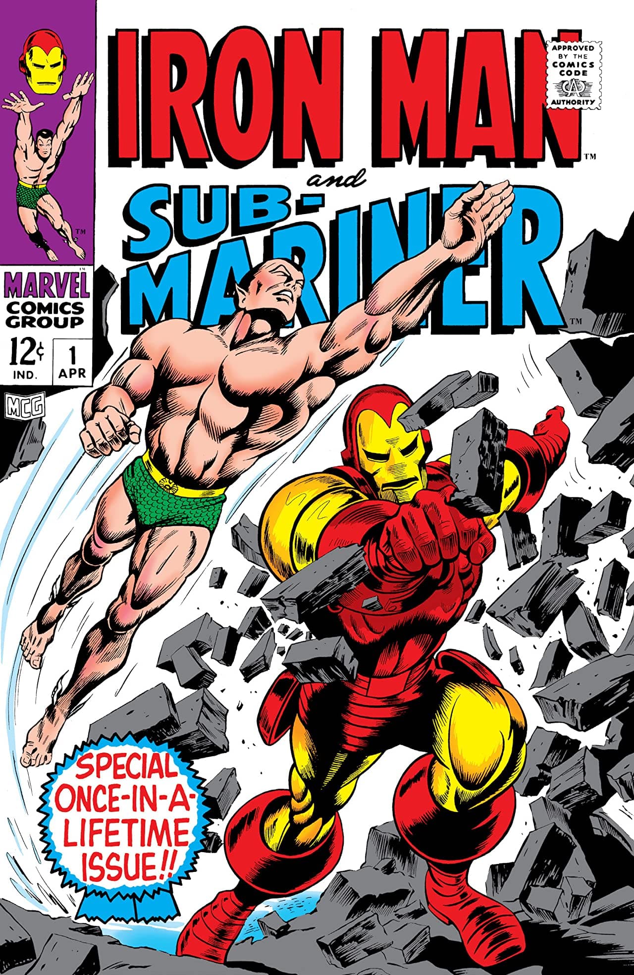 Iron Man & Sub-Mariner cover — © Marvel Comics