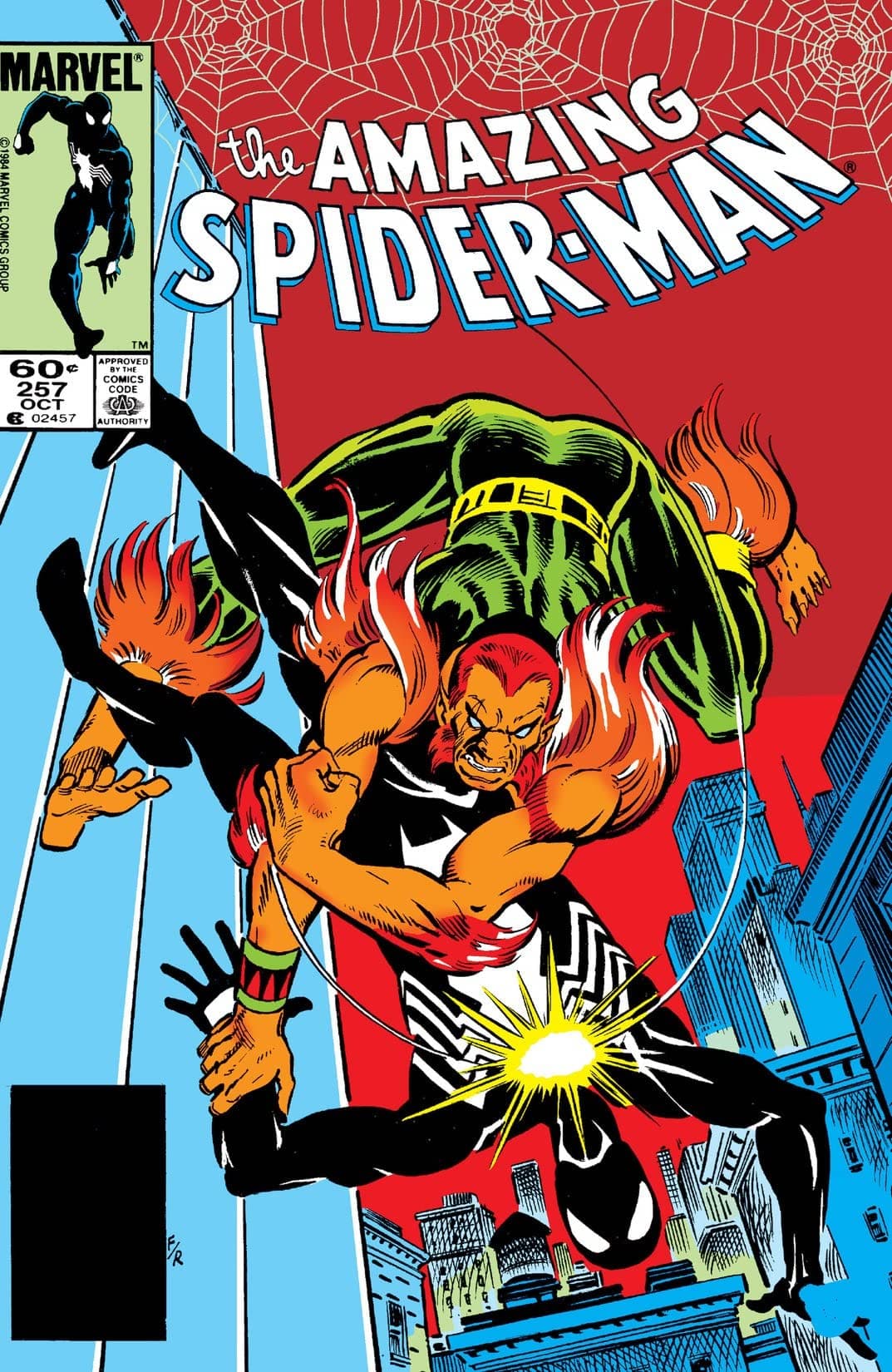 The Amazing Spider-Man #257 cover