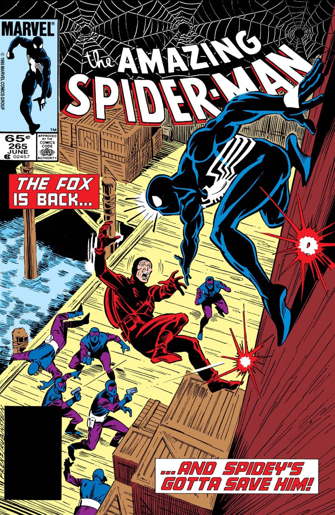 The Amazing Spider-Man #265 cover
