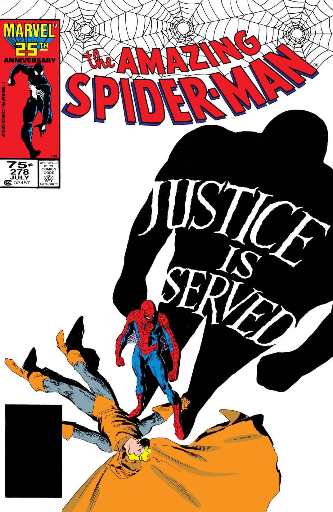The Amazing Spider-Man #278 cover