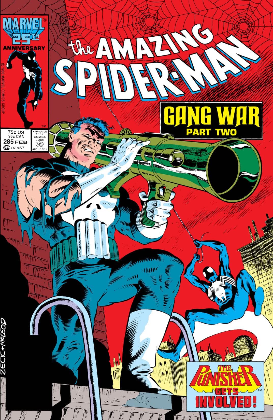 The Amazing Spider-Man #285 cover