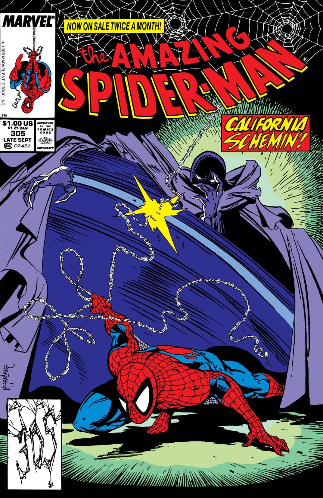 The Amazing Spider-Man #305 cover