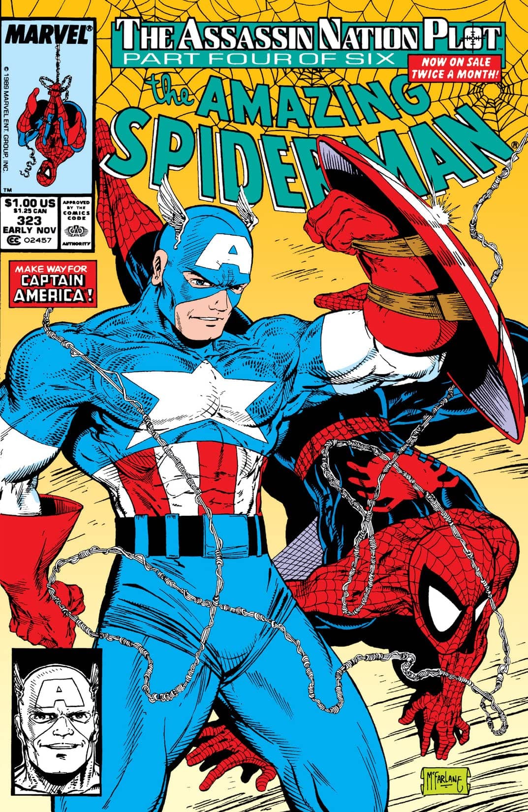 The Amazing Spider-Man #323 cover
