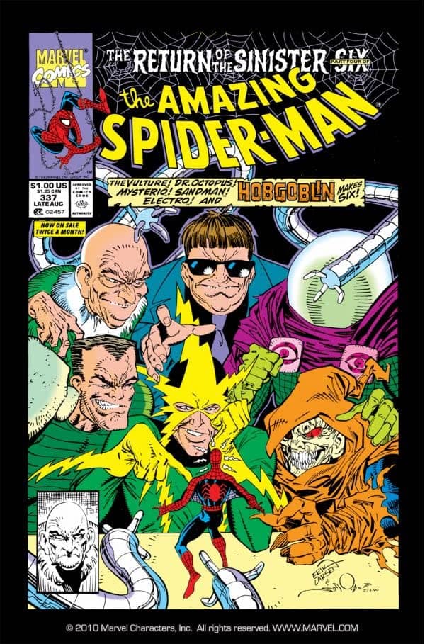 The Amazing Spider-Man #337 cover