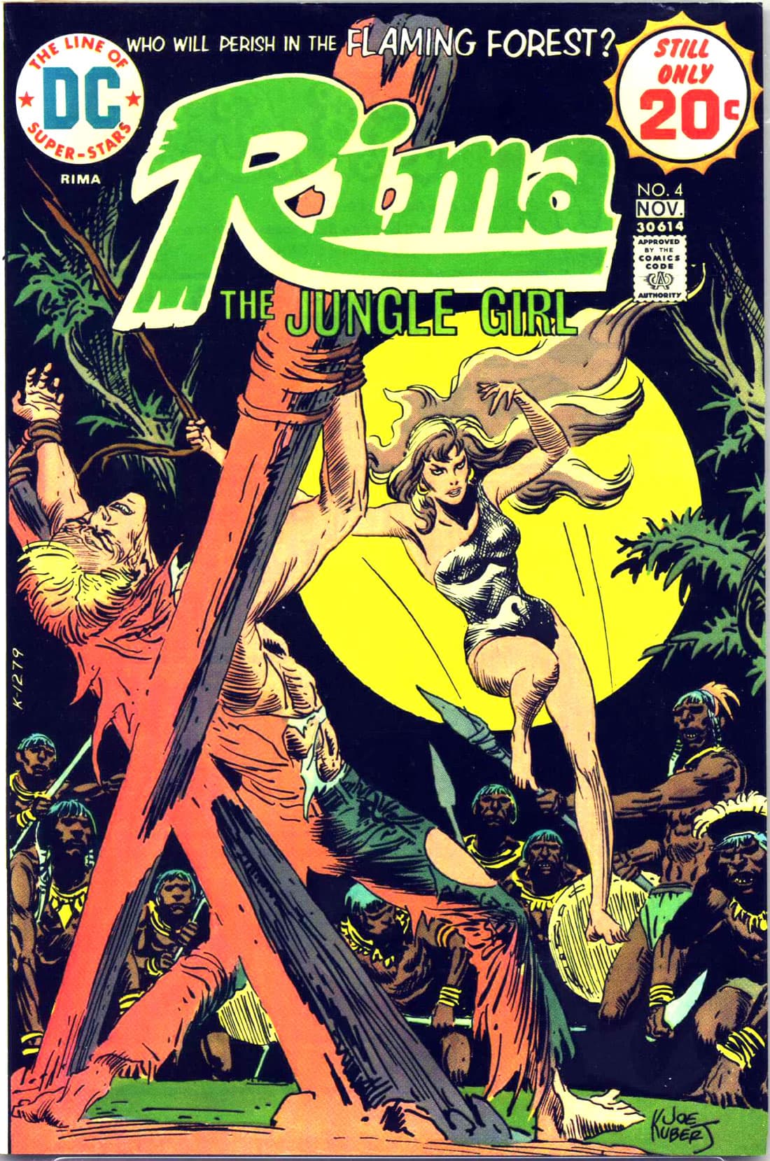 Rima, the Jungle Girl #4 cover