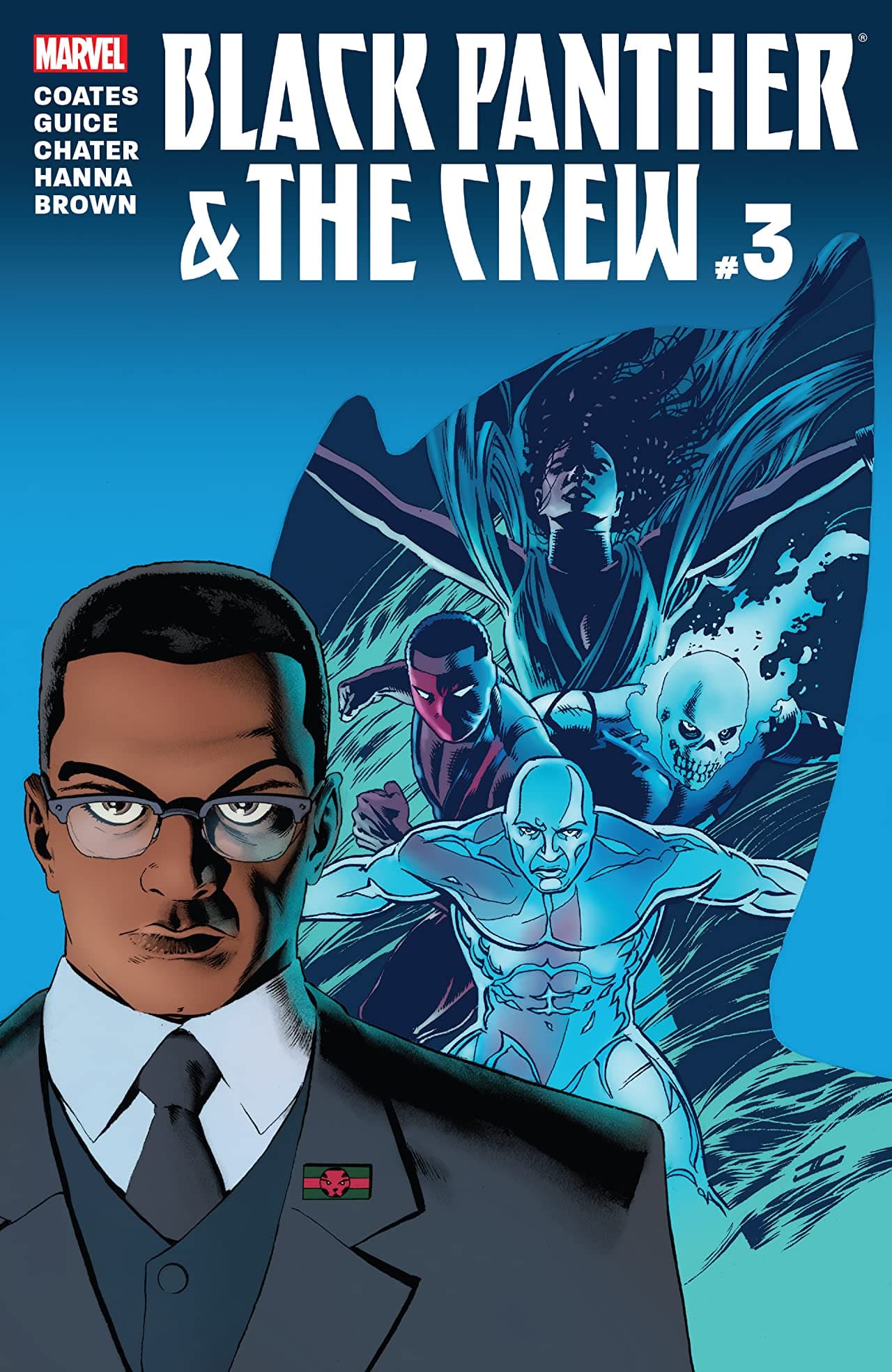 Black Panther and the Crew #3 cover