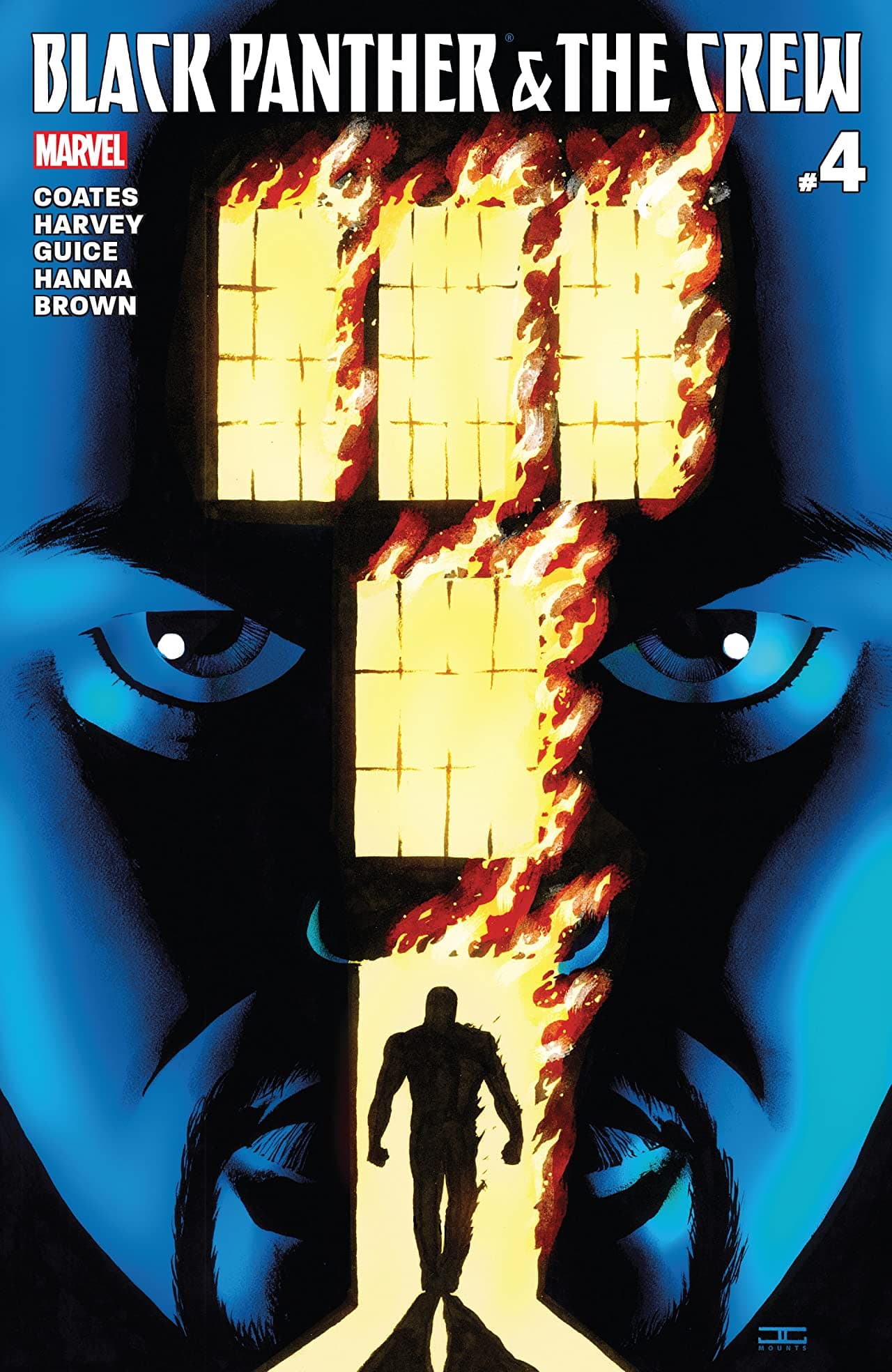 Black Panther and the Crew #4 cover