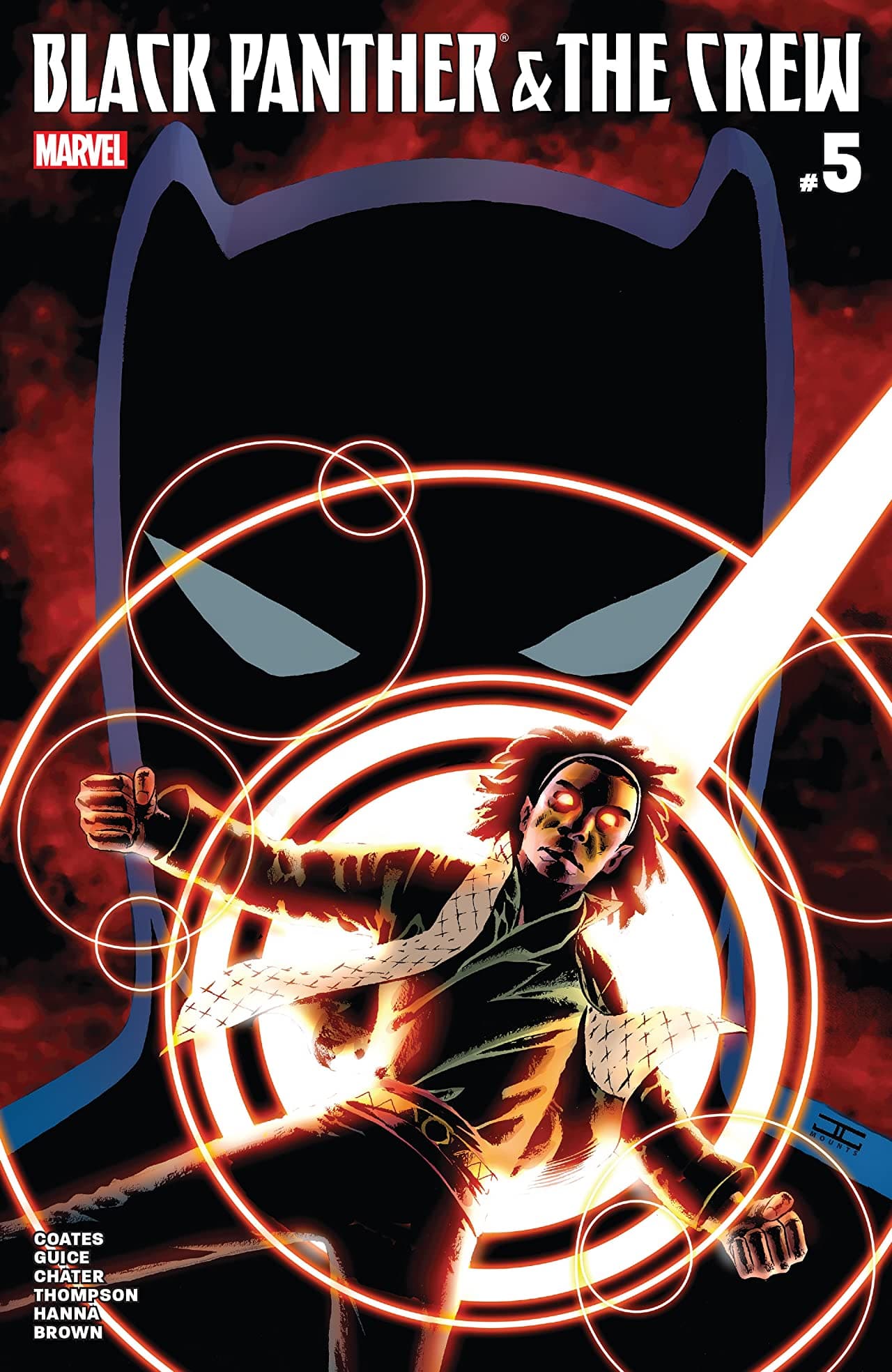 Black Panther and the Crew #5 cover