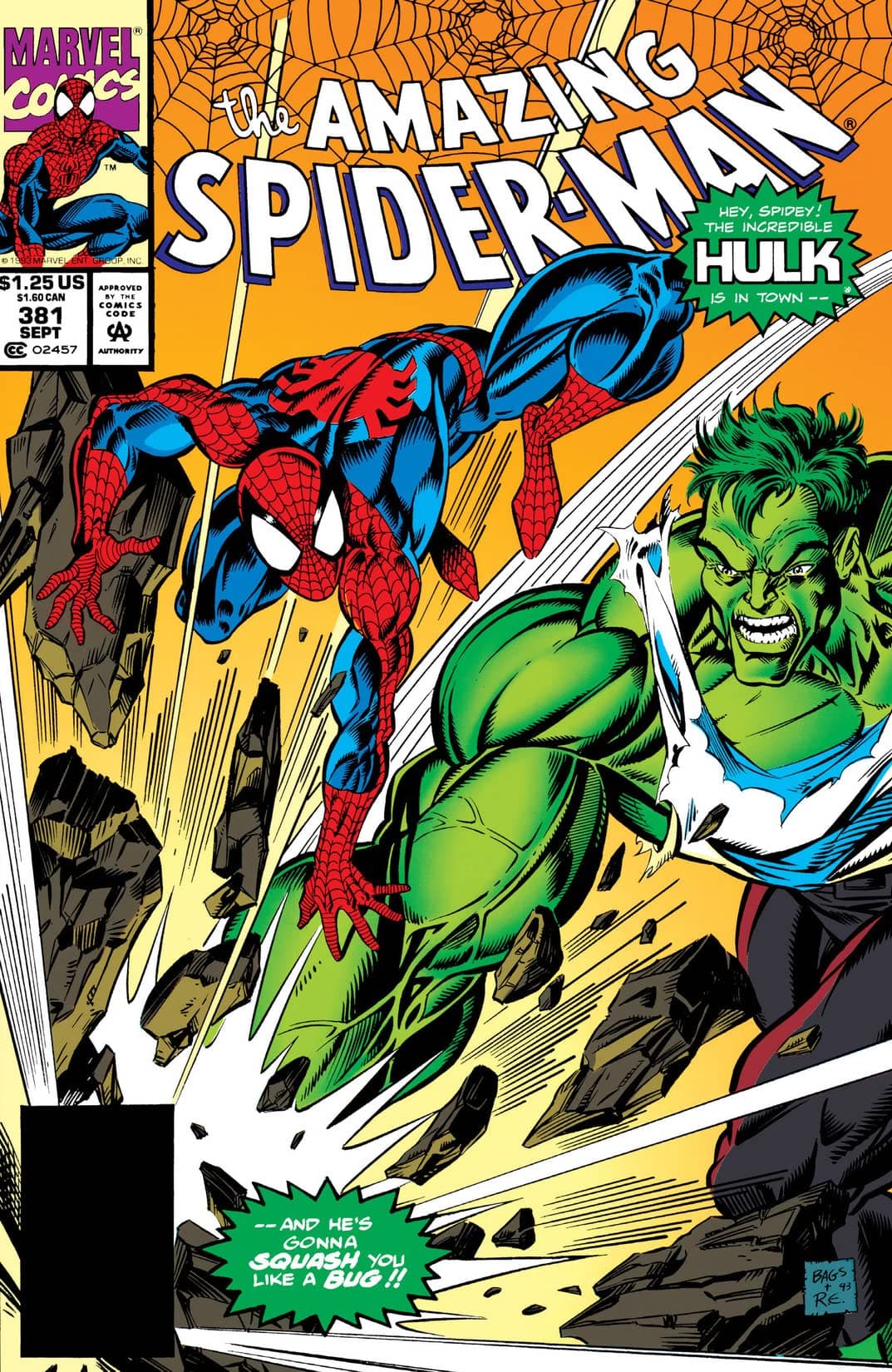 The Amazing Spider-Man #381 cover