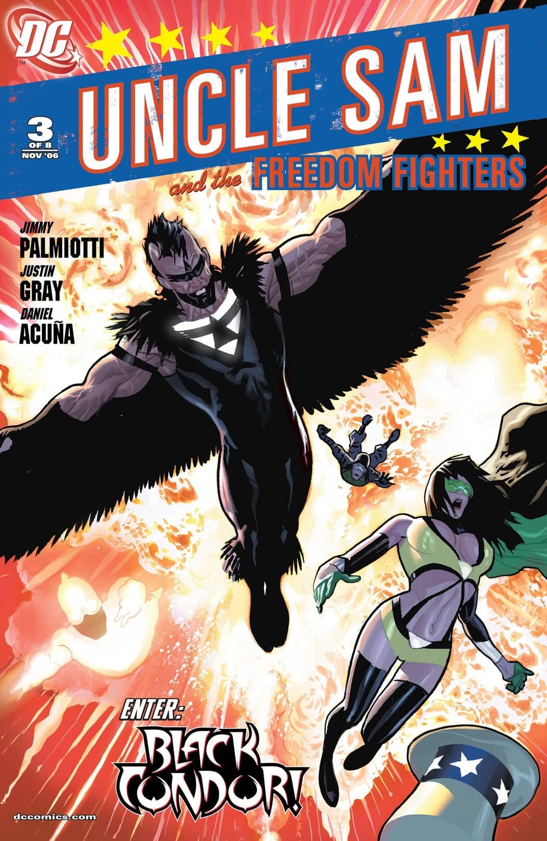 Uncle Sam and the Freedom Fighters #3 cover