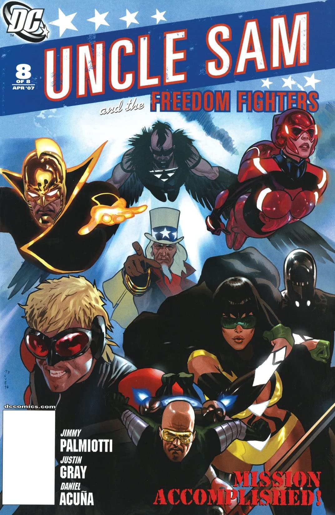 Uncle Sam and the Freedom Fighters #8 cover