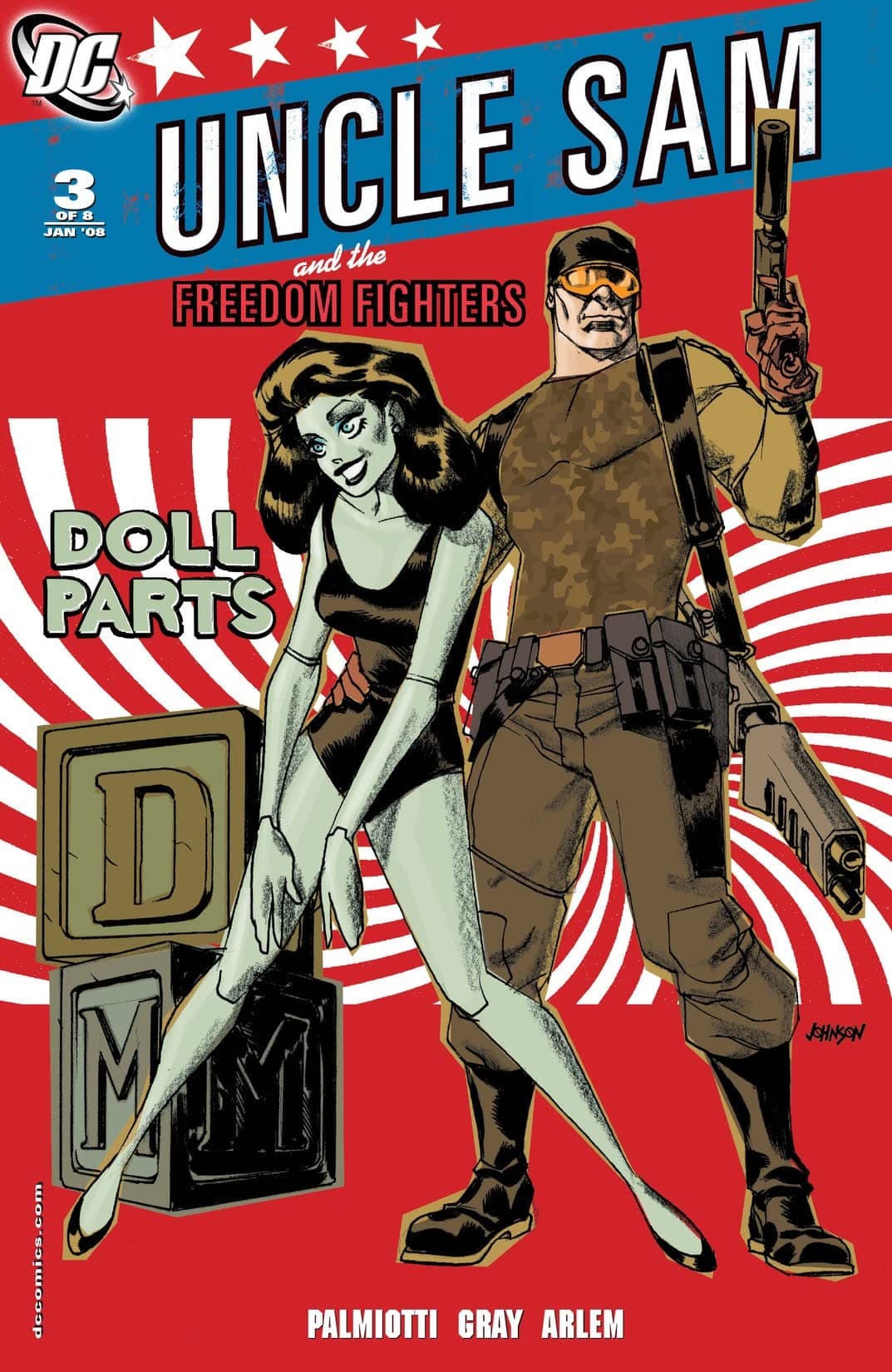 Uncle Sam and the Freedom Fighters #3 cover