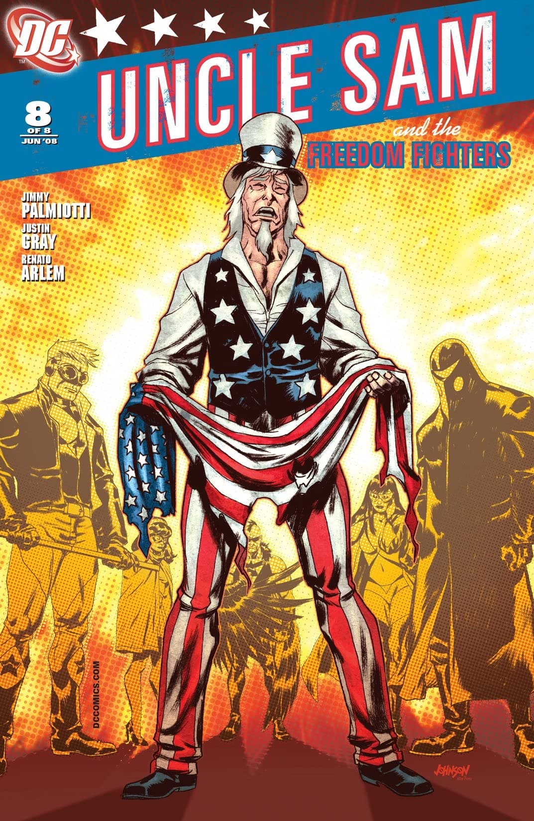 Uncle Sam and the Freedom Fighters #8 cover