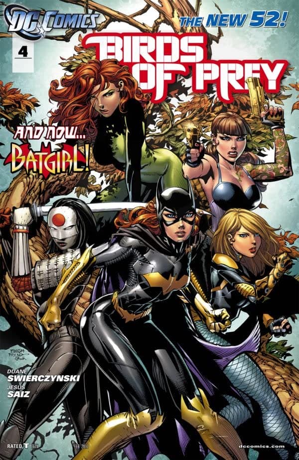 Birds of Prey #4 cover