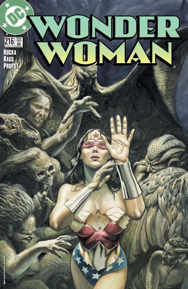 Wonder Woman #216 cover