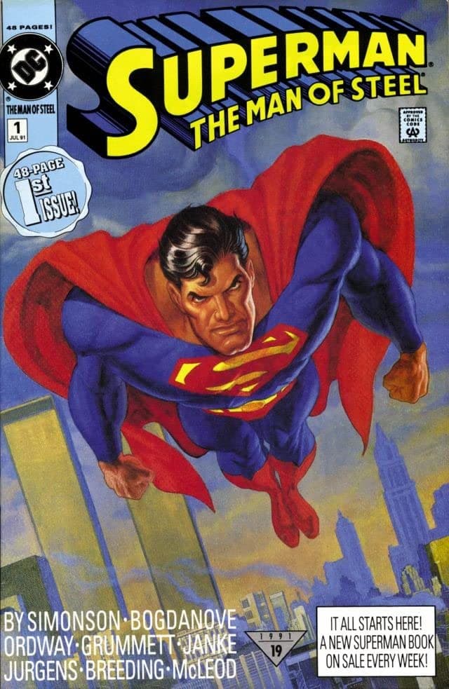 Superman: The Man of Steel #1 cover