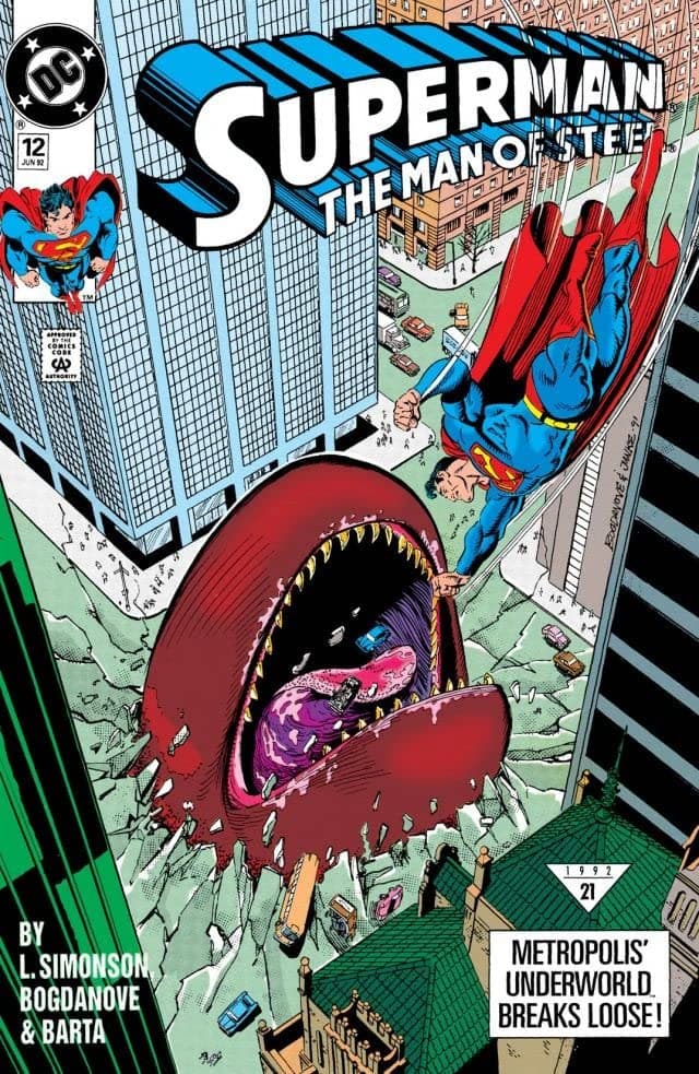 Superman: The Man of Steel #12 cover