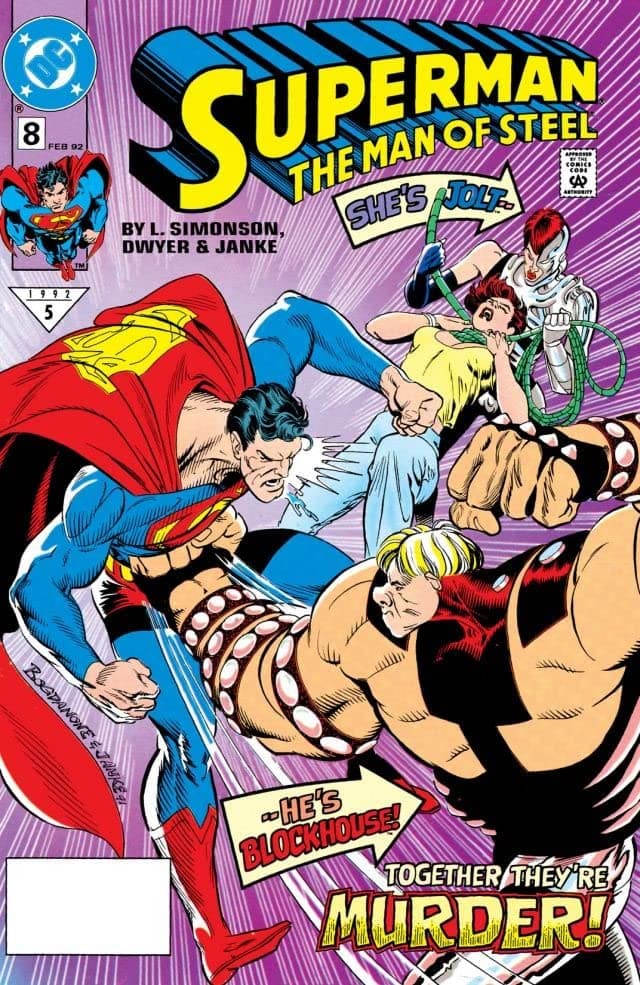 Superman: The Man of Steel #8 cover