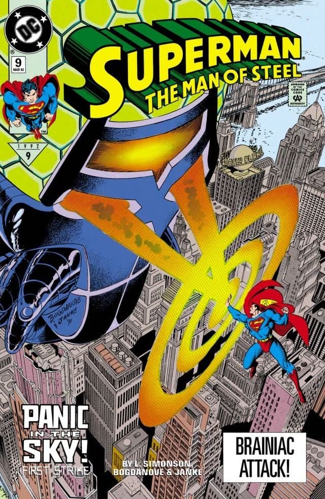 Superman: The Man of Steel #9 cover
