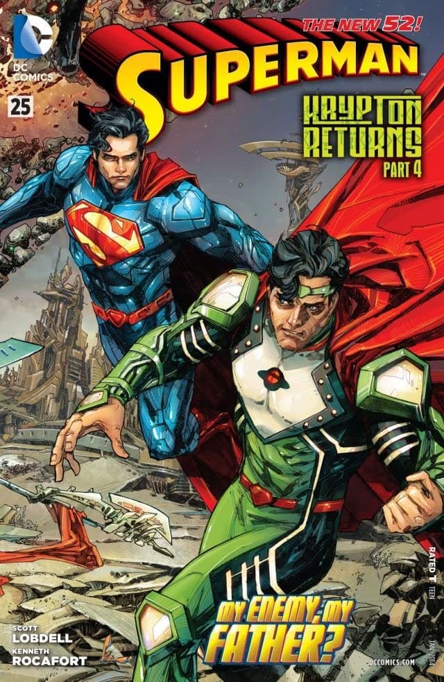 Superman #25 cover