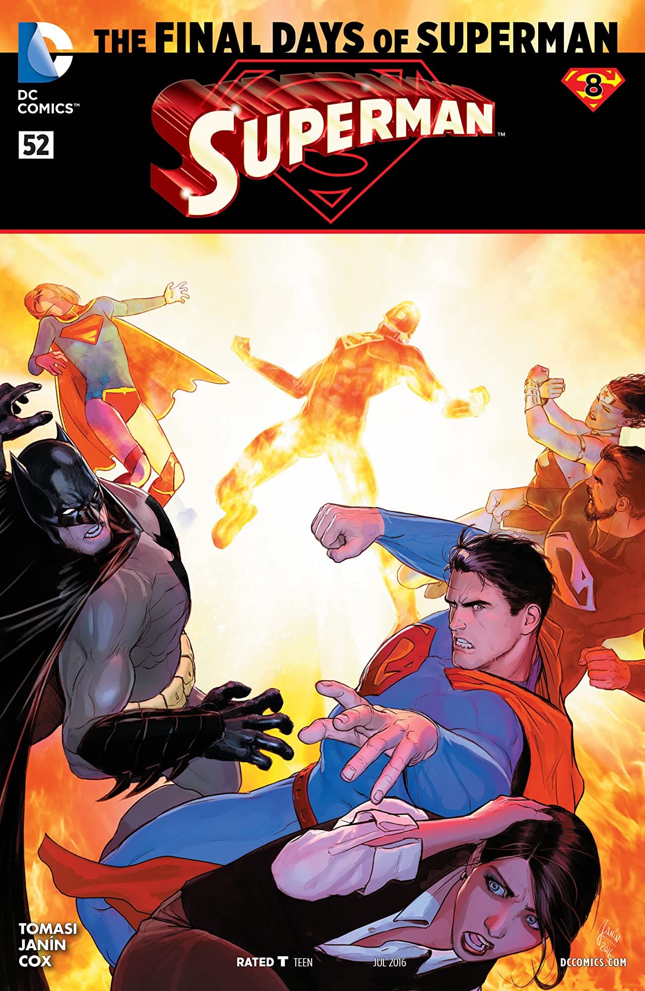 Superman #52 cover