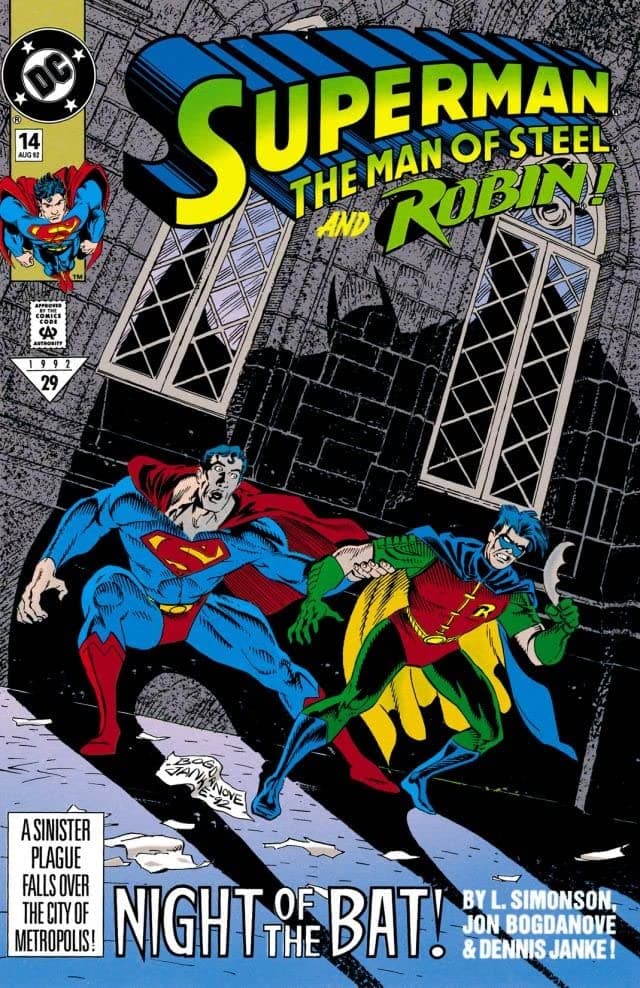 Superman: The Man of Steel #14 cover