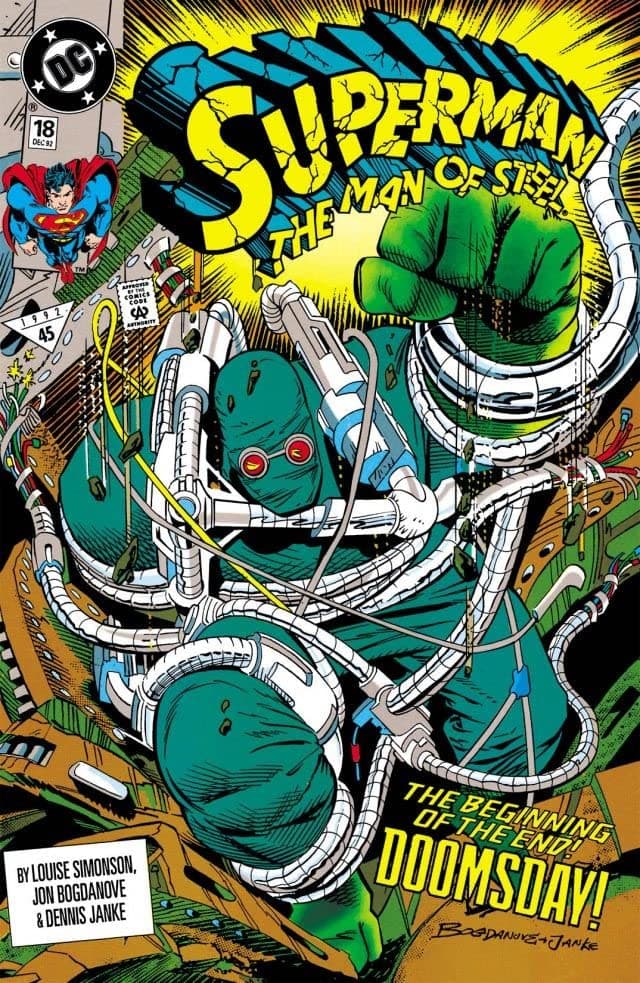 Superman: The Man of Steel #18 cover