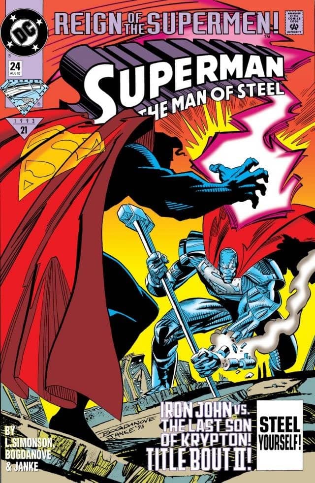 Superman: The Man of Steel #24 cover