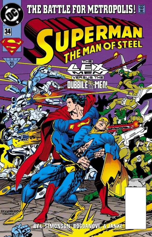 Superman: The Man of Steel #34 cover