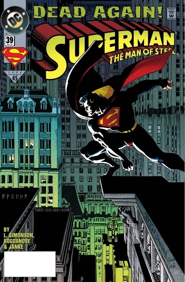 Superman: The Man of Steel #39 cover