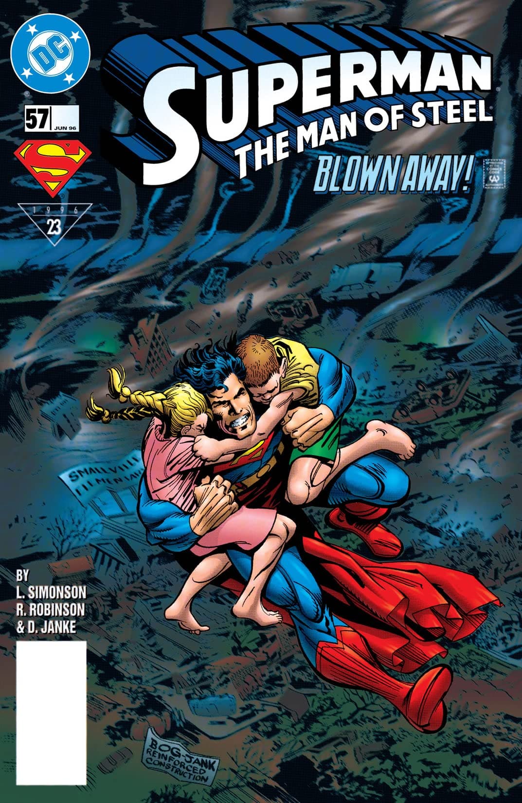 Superman: The Man of Steel #57 cover