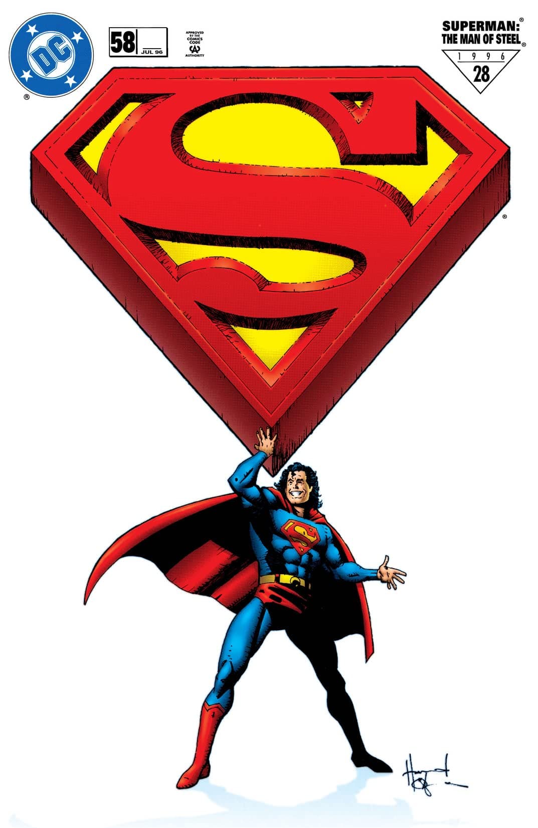Superman: The Man of Steel #58 cover