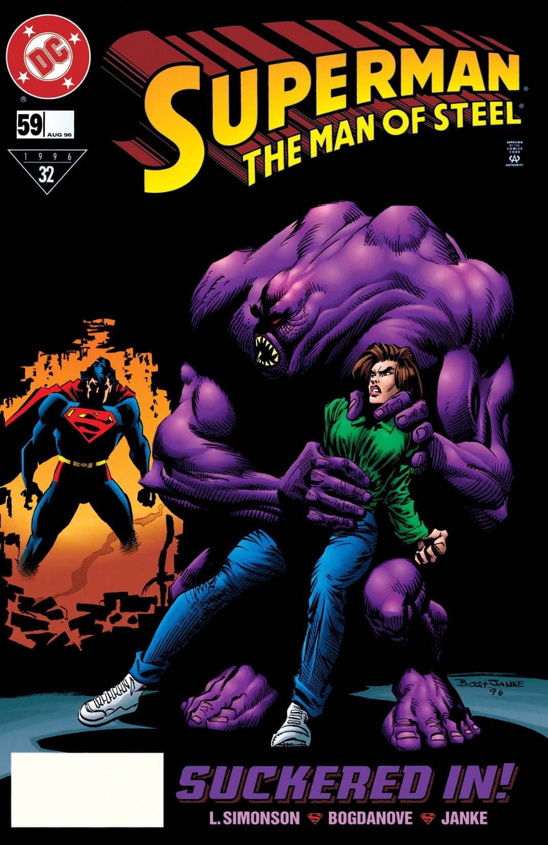 Superman: The Man of Steel #59 cover