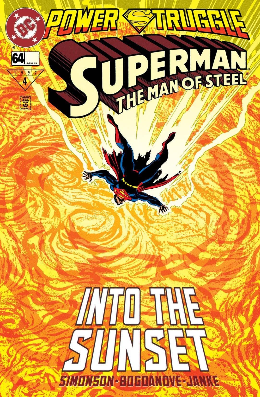 Superman: The Man of Steel #64 cover