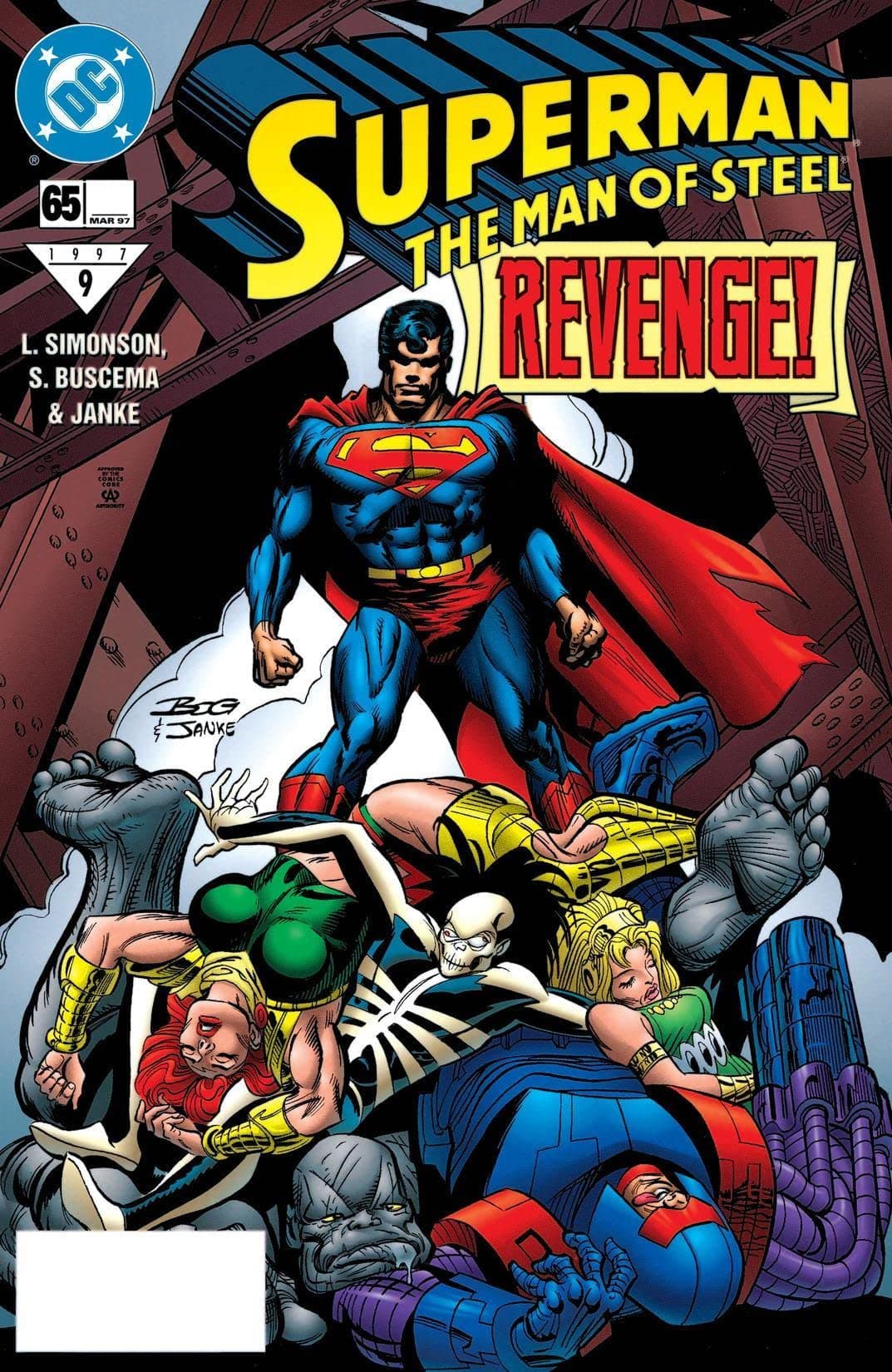 Superman: The Man of Steel #65 cover