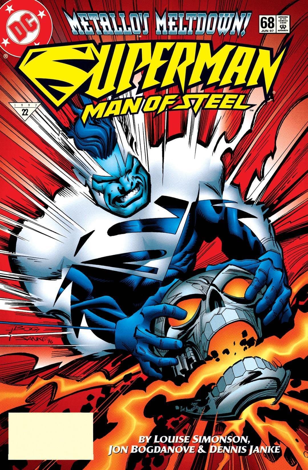 Superman: The Man of Steel #68 cover