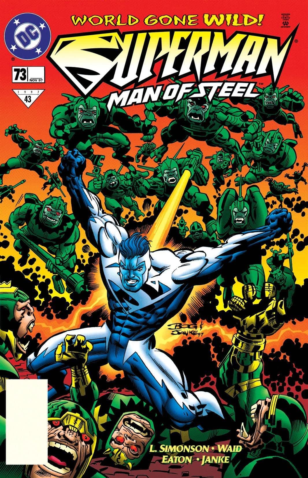 Superman: The Man of Steel #73 cover